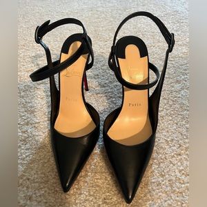 Louboutin red bottoms purchased from Paris